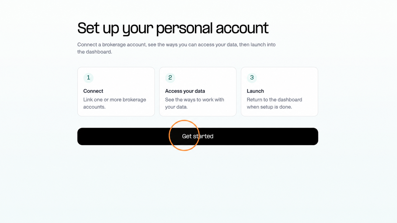 Click "Get started"